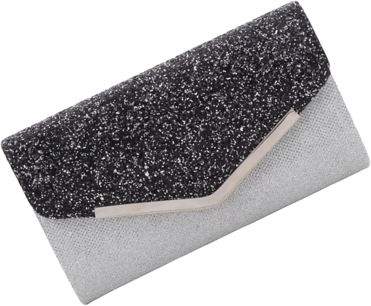 Elegant Rhinestone Crossbody Bag Chain Handbag for Evening Events Fashion Clutch Purse Lightweight Portable for Banquets Parties