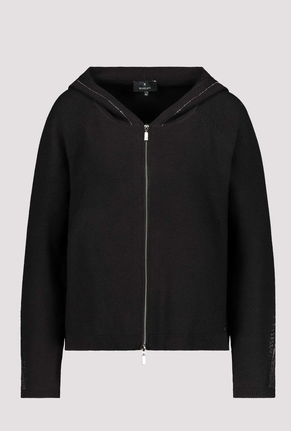 Embellished Hood Cardigan