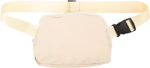 Fashion Fanny Pack Waist Pack Large Capacity Belt Pouch Adjustable Strap for Travel Sports (Nude)