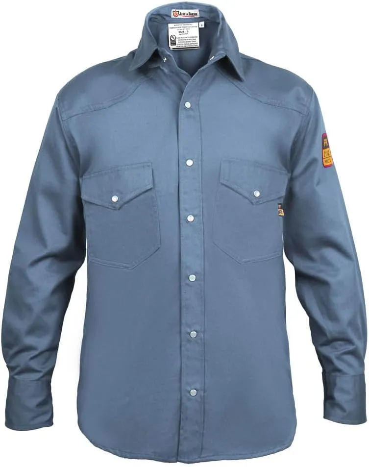 Flame Resistant FR Shirt - 100% C - Light Weight
