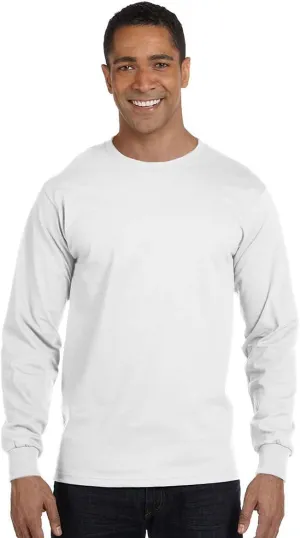 Hanes 5.2 oz. ComfortSoft Cotton T-Shirt (5280) Pack of 6-LIGHT STEEL