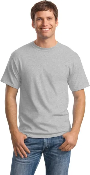 Hanes 5.2 oz. ComfortSoft Cotton T-Shirt (5280) Pack of 6-LIGHT STEEL