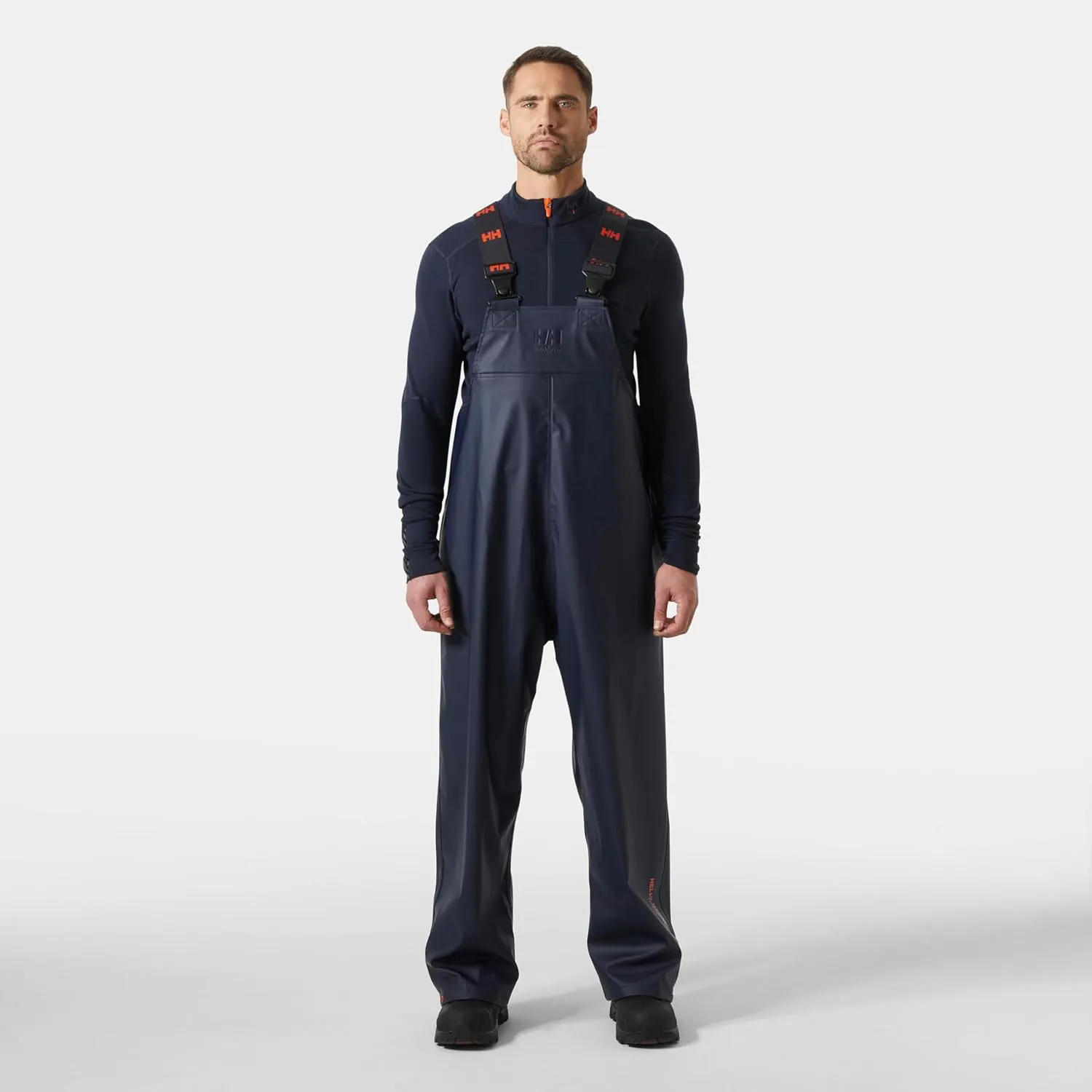 Helly-Hansen Workwear Gale Waterproof Bib Pants for Men Made from Heavy-Duty Protective Polyester/Polyurethane for Mobility