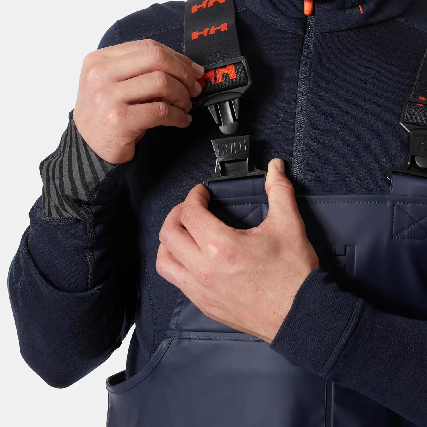 Helly-Hansen Workwear Gale Waterproof Bib Pants for Men Made from Heavy-Duty Protective Polyester/Polyurethane for Mobility