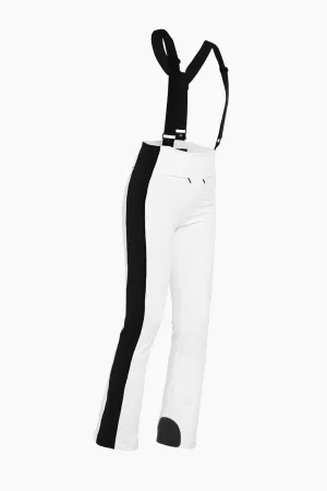High End Ski Pants White