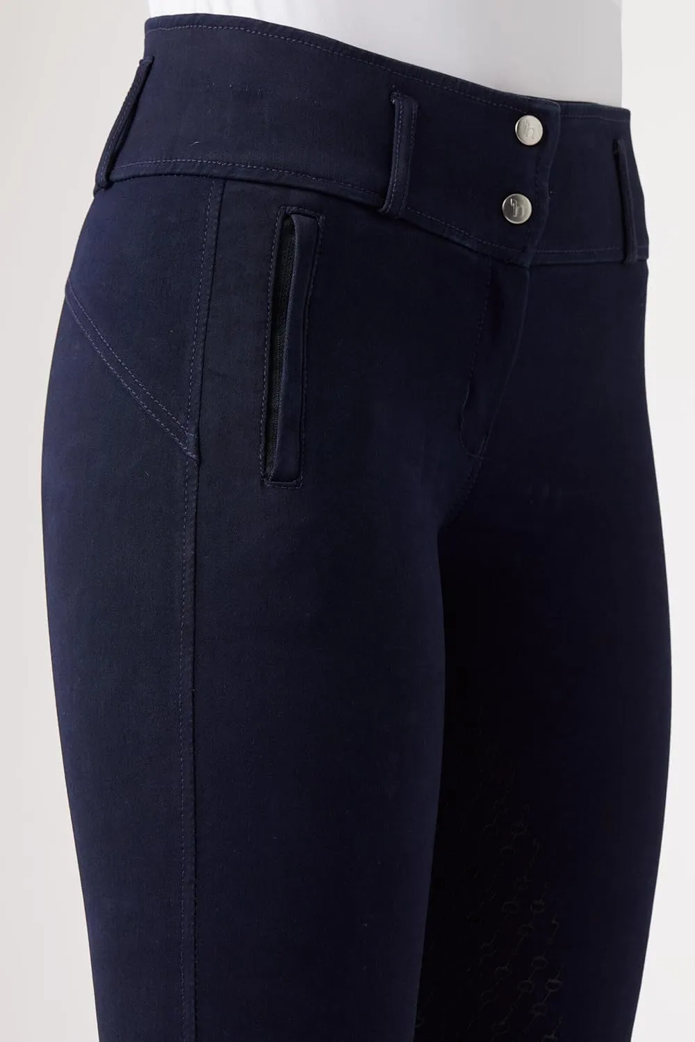 HORZE Daniela Silicone Grip Full Seat Breeches | High Waist Equestrian Riding Pants