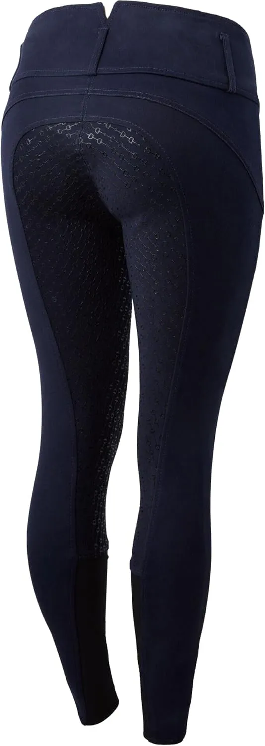 HORZE Daniela Silicone Grip Full Seat Breeches | High Waist Equestrian Riding Pants