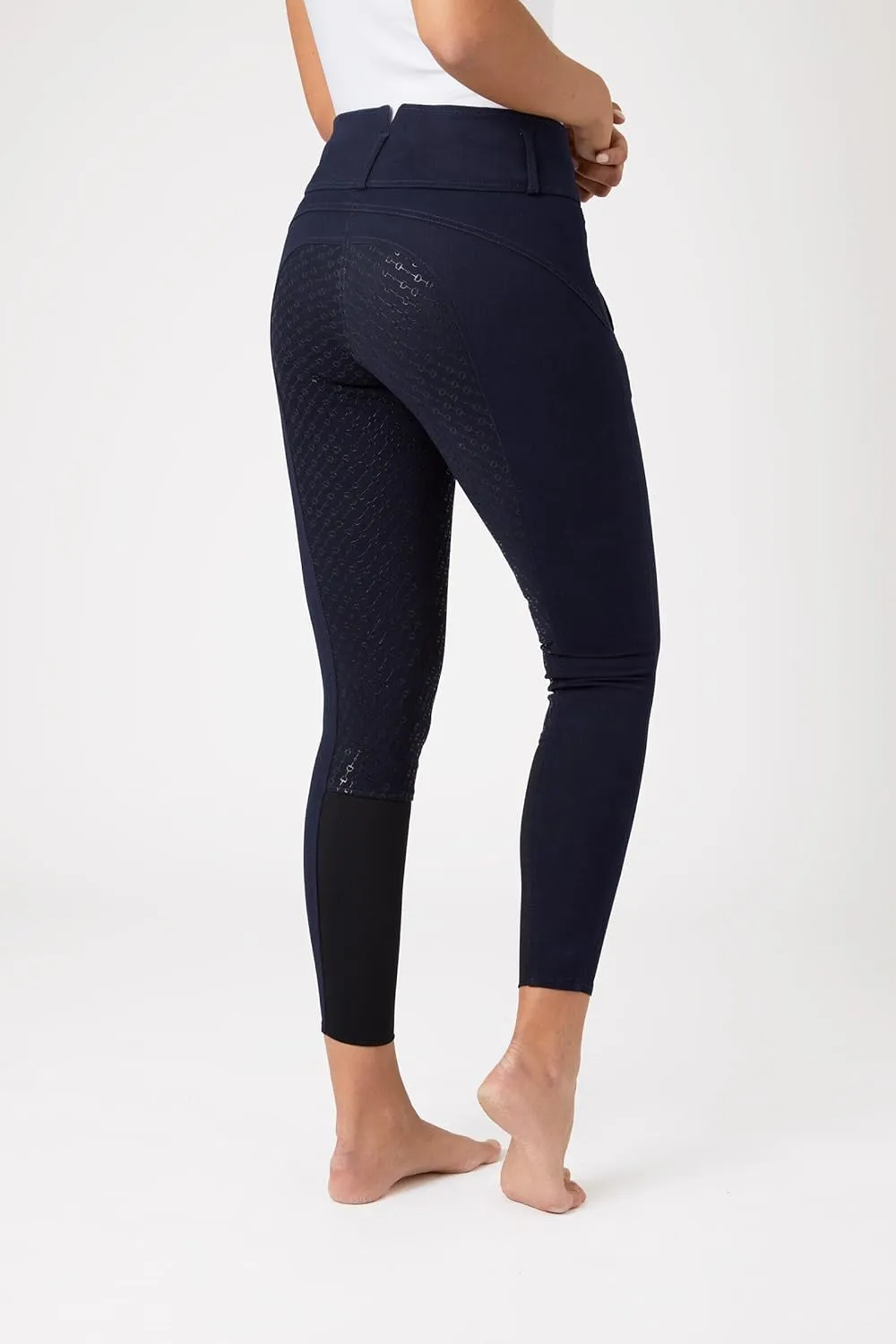 HORZE Daniela Silicone Grip Full Seat Breeches | High Waist Equestrian Riding Pants