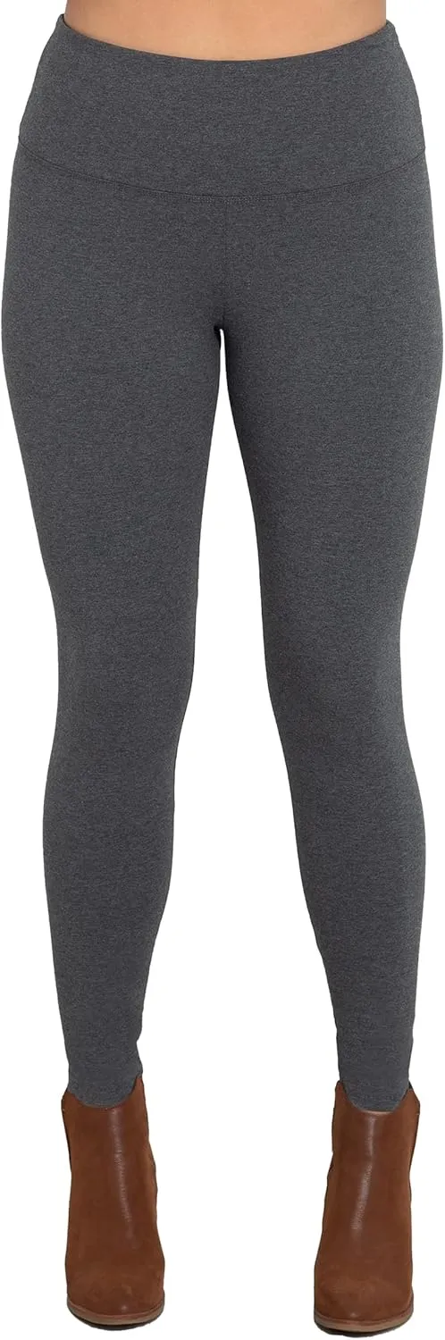 INTRO. Tummy Control High Waist Pull-On Cotton Spandex Legging