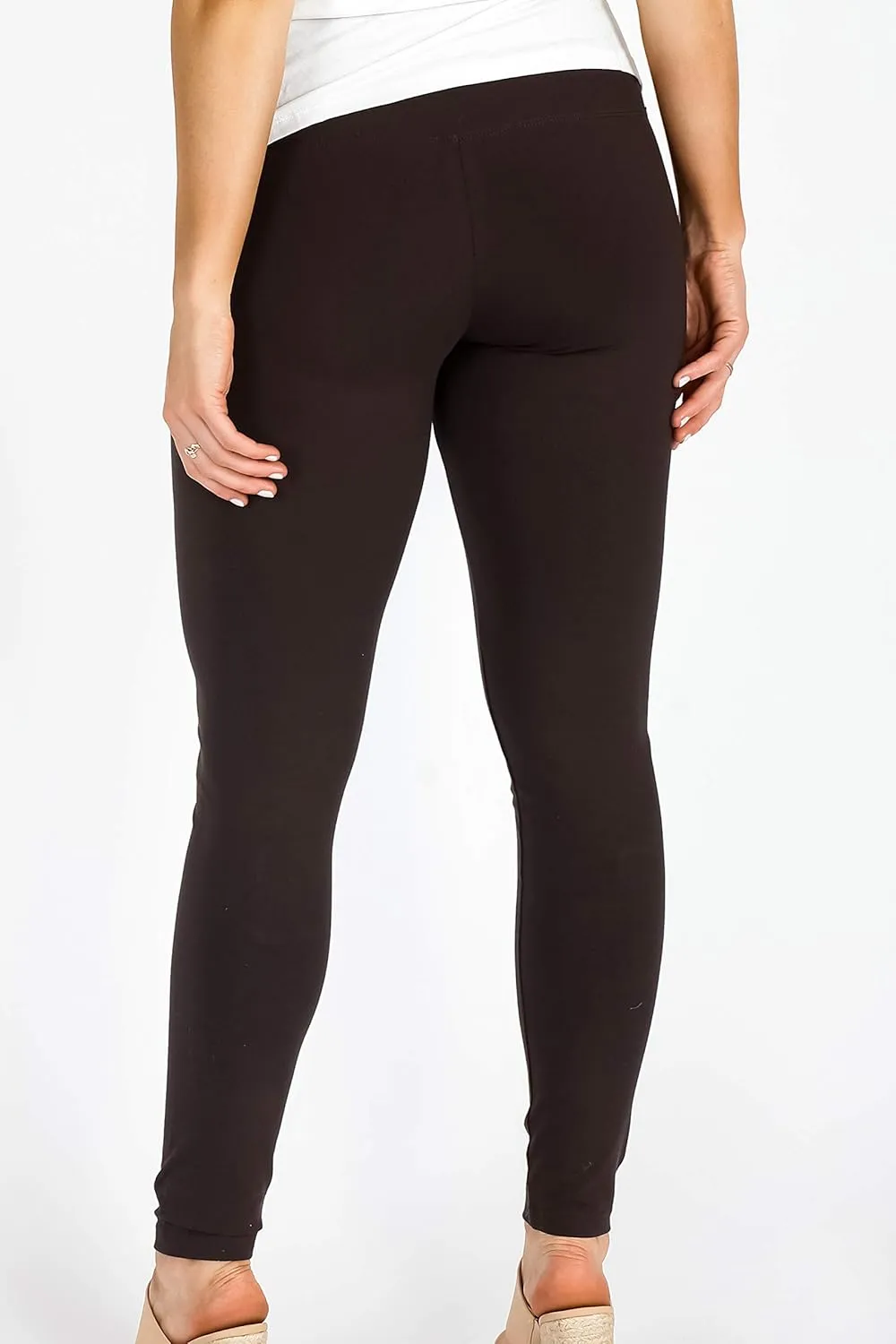 INTRO. Tummy Control High Waist Pull-On Cotton Spandex Legging