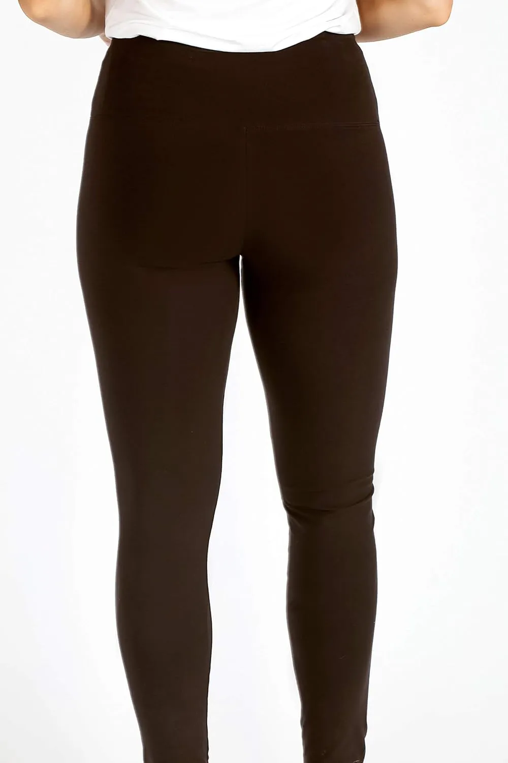 INTRO. Tummy Control High Waist Pull-On Cotton Spandex Legging