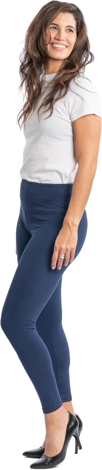 INTRO. Tummy Control High Waist Pull-On Cotton Spandex Legging