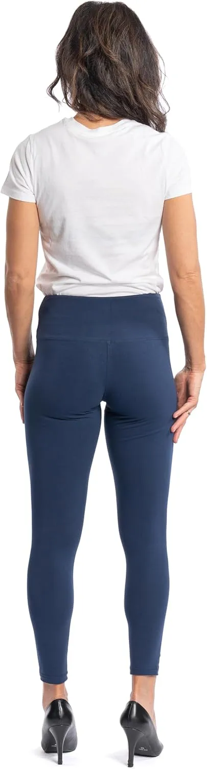 INTRO. Tummy Control High Waist Pull-On Cotton Spandex Legging