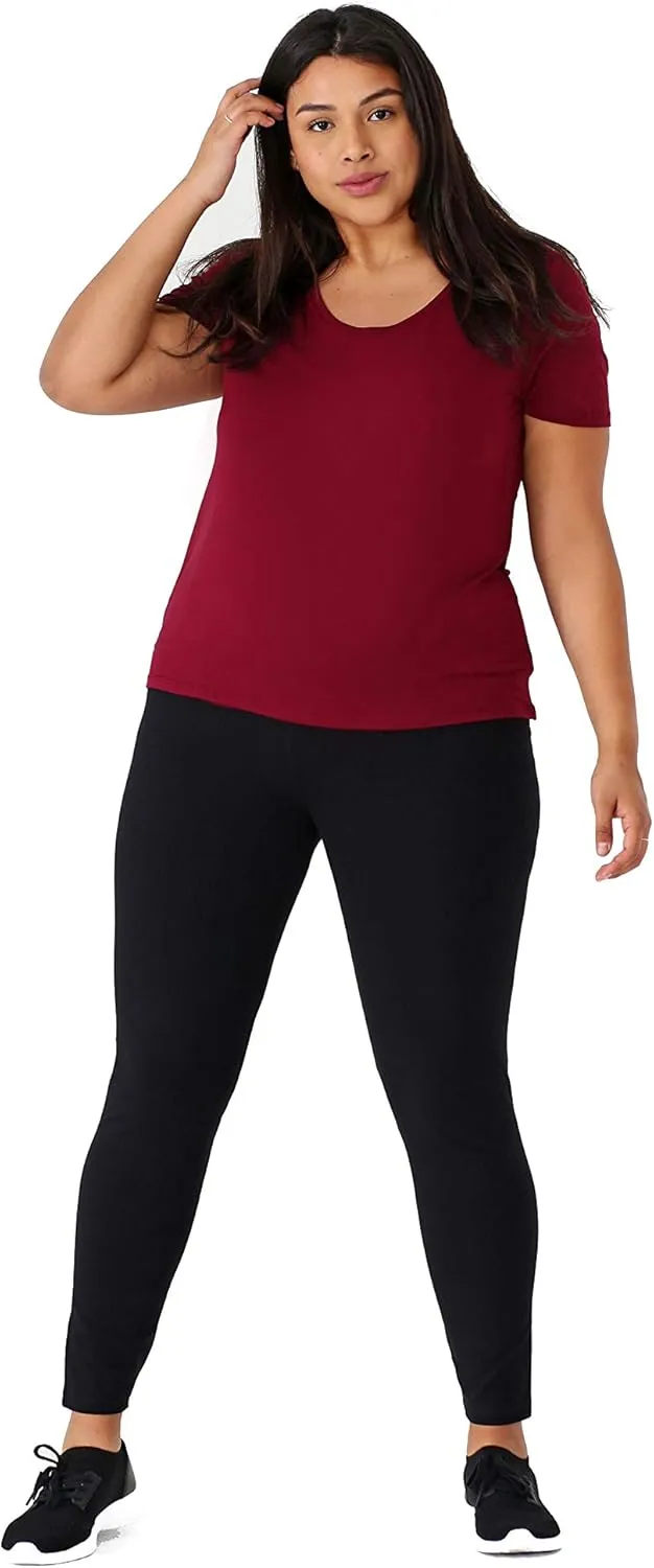 INTRO. Tummy Control High Waist Pull-On Cotton Spandex Legging