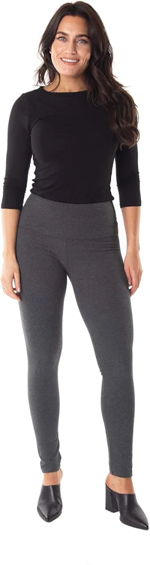 INTRO. Tummy Control High Waist Pull-On Cotton Spandex Legging