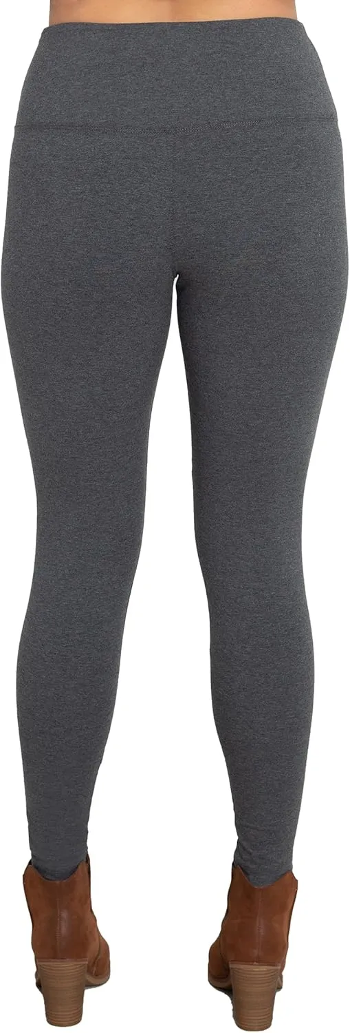 INTRO. Tummy Control High Waist Pull-On Cotton Spandex Legging
