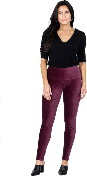 INTRO. Tummy Control High Waist Pull-On Knit Corduroy Legging