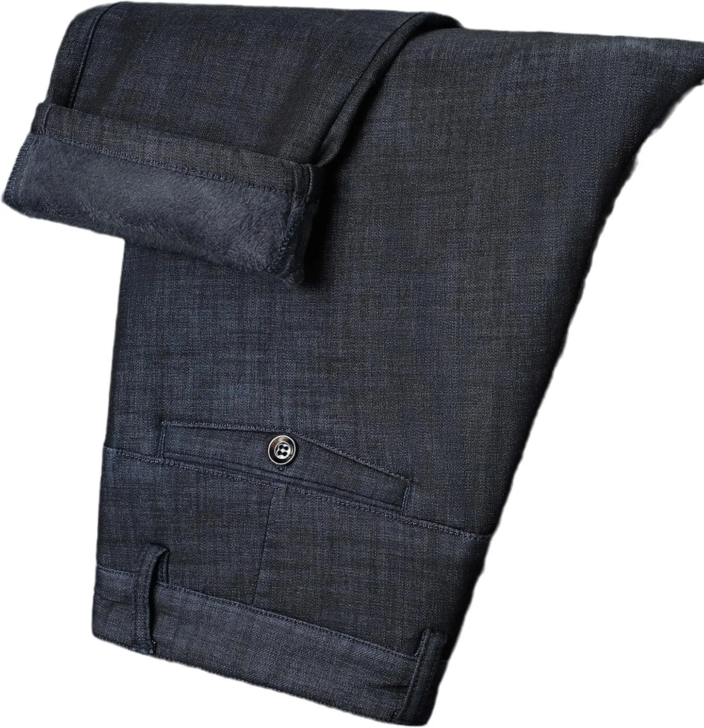 JEShifangjiusu Men Skinny Slim Fit Casual Jeans Flat-Front Business Chinos Suit Pants Stretch Straight Fashion Denim Pants