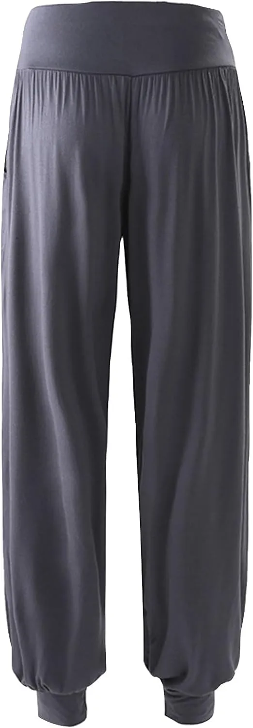 JIEMUXIU Harem Pants Women High Waist Boho Wide Leg Pants Casual Baggy Sweatpants 2024 Summer Trousers Comfy Louge Pants