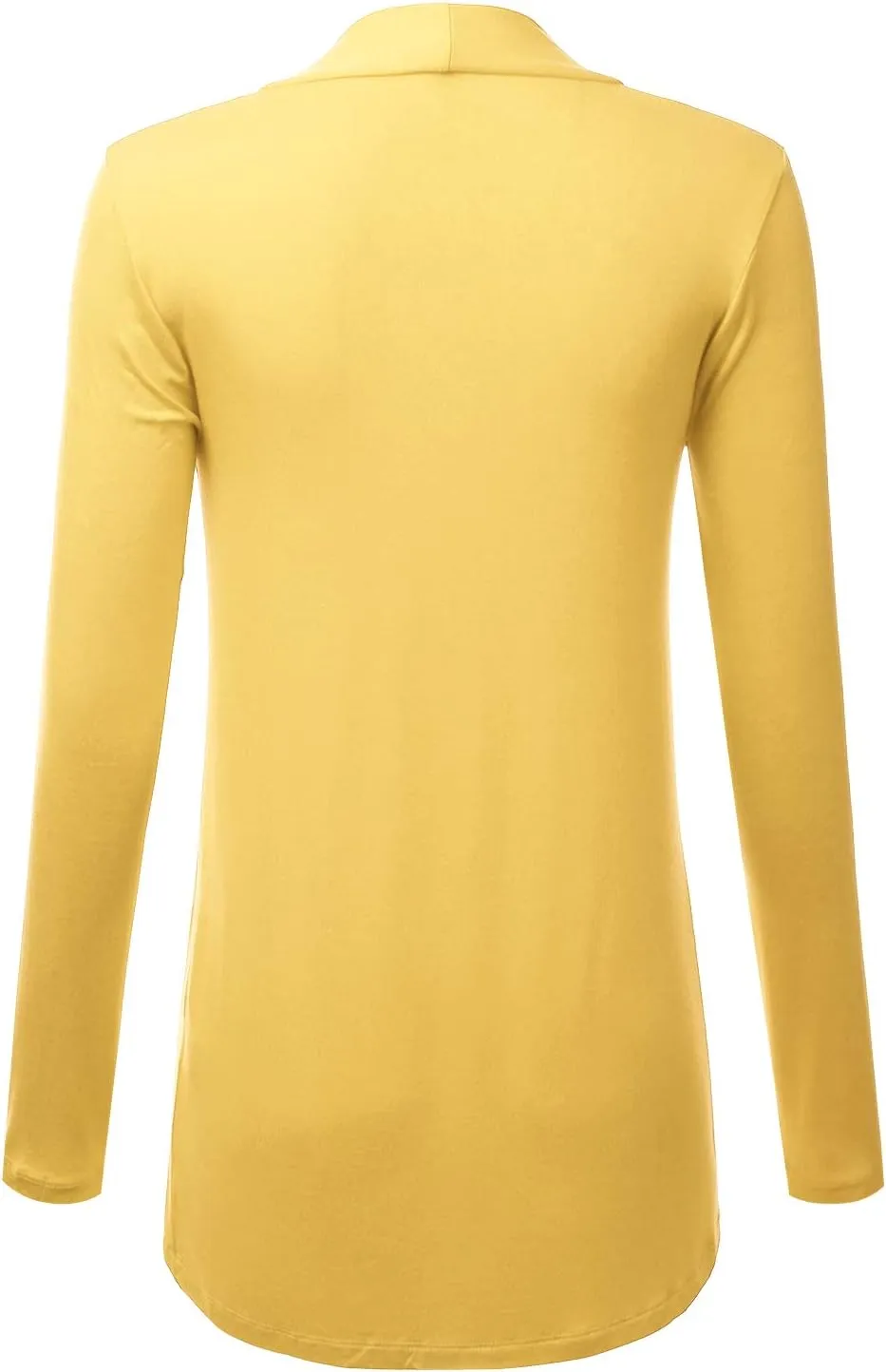 LALABEE Women's Draped Open-Front Long Sleeve Light Weight Cardigan (S~3XL)
