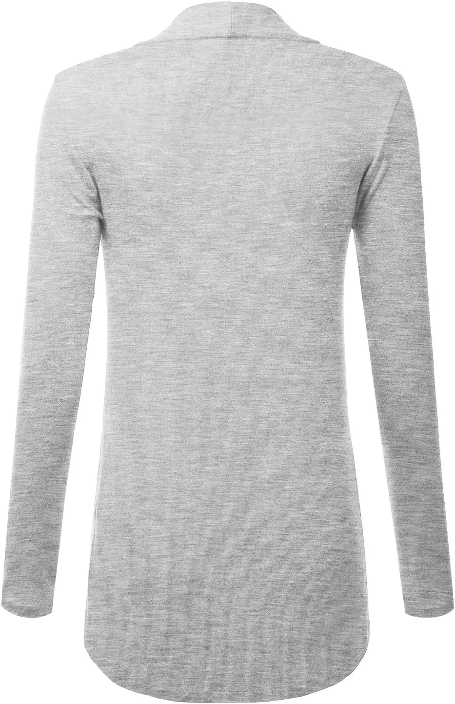 LALABEE Women's Draped Open-Front Long Sleeve Light Weight Cardigan (S~3XL)