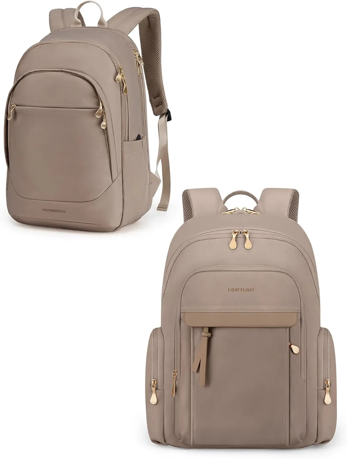 LIGHT FLIGHT Laptop Backpack for Women, 15.6 Inch Work Bag Business Backpack