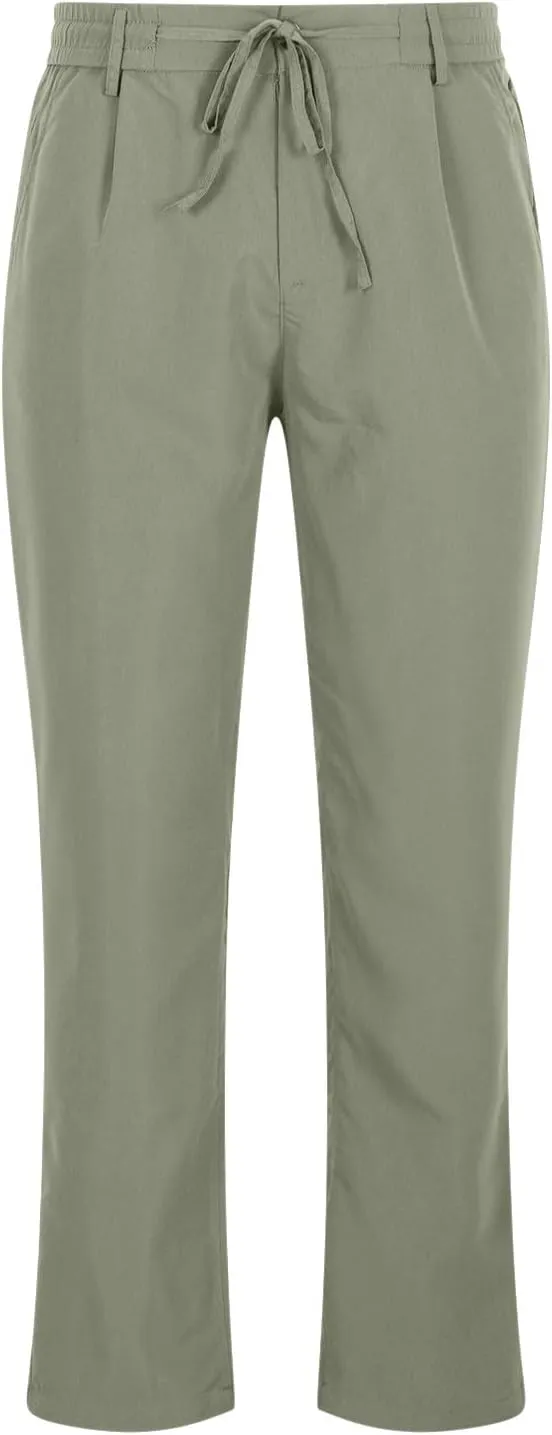 Lightweight Casual Pants for Men Classic Hiking Pants Tapered Work Pants Stretch Khaki Pants Pants with Ribbon