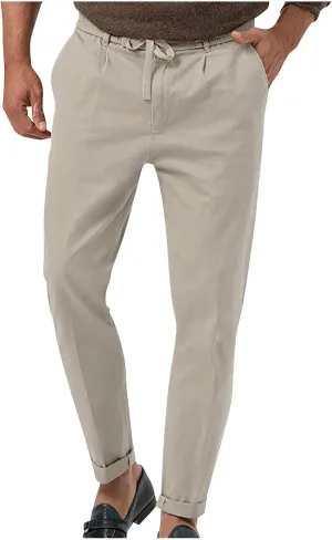 Lightweight Casual Pants for Men Classic Hiking Pants Tapered Work Pants Stretch Khaki Pants Pants with Ribbon
