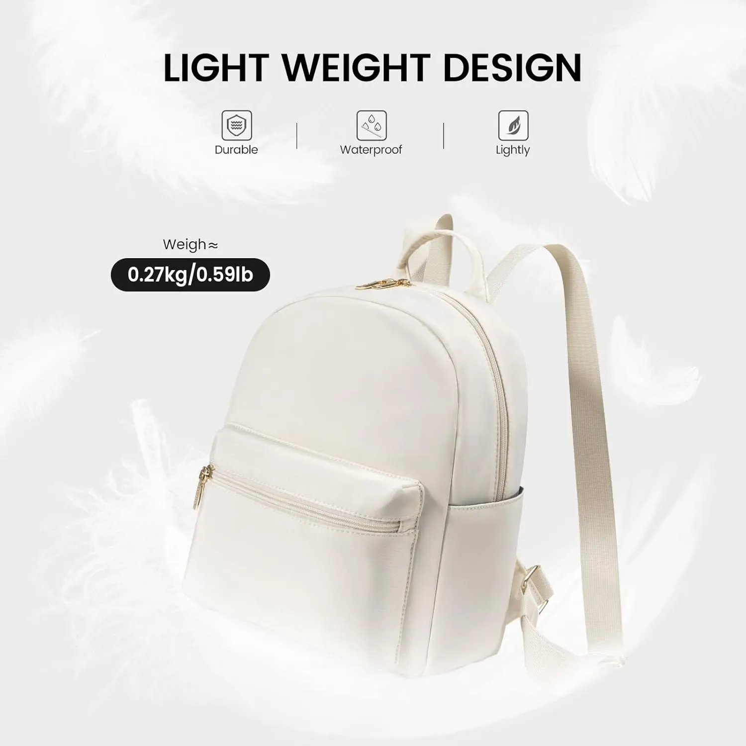 LOVEVOOK Mini Backpack for Women Light Weight Small Waterproof Backpack Purses Daily Backpack