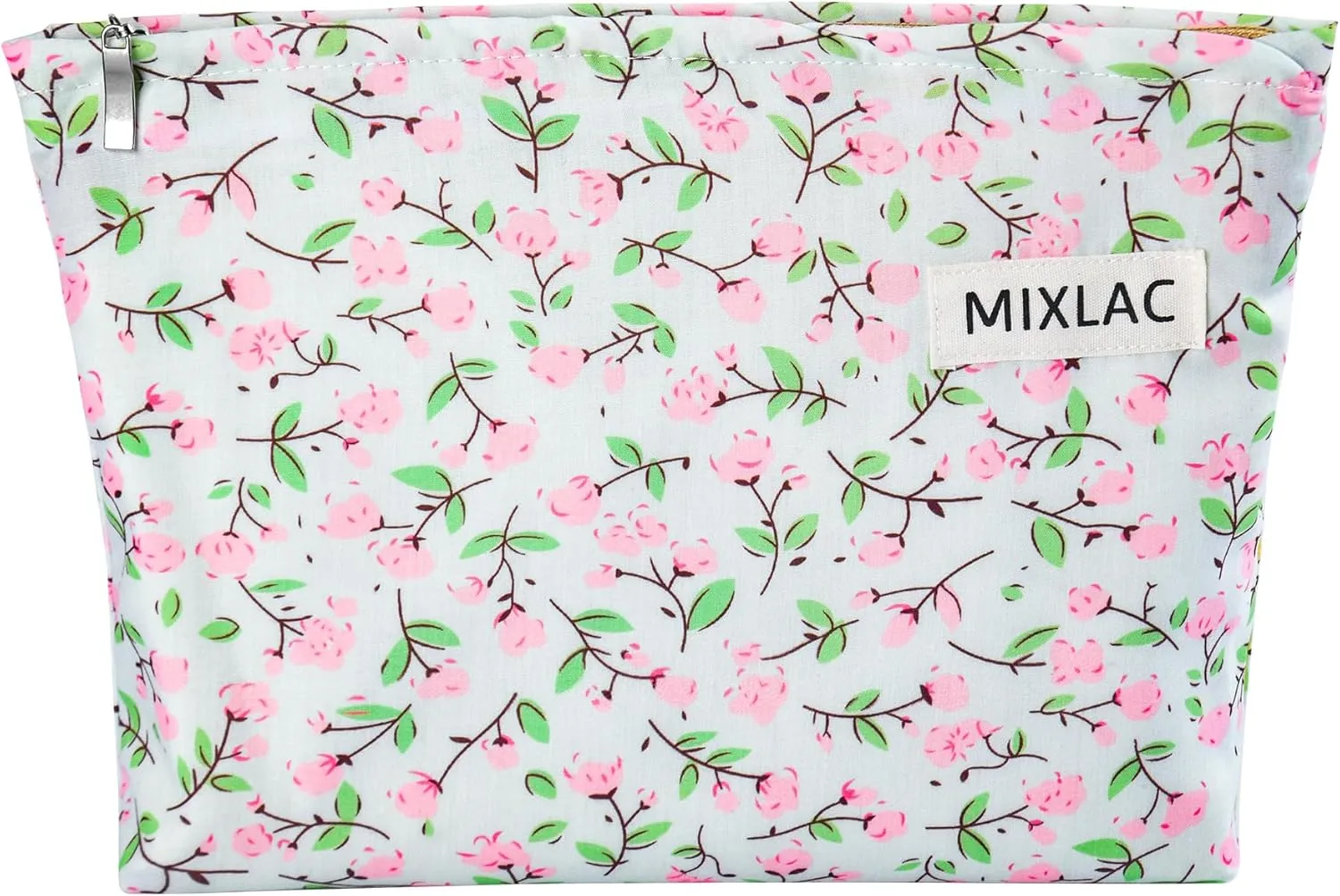 Makeup Bag Women Floral Travel Toiletry Bag Daily Use Cosmetic Bags Pouch, Floral-Prints