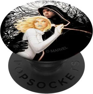 Marvel Cloak & Dagger Comics Light and Dark Embrace PopSockets Standard PopGrip