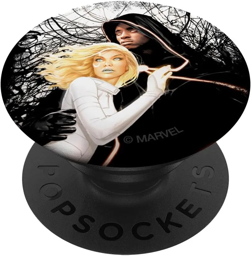 Marvel Cloak & Dagger Comics Light and Dark Embrace PopSockets Standard PopGrip