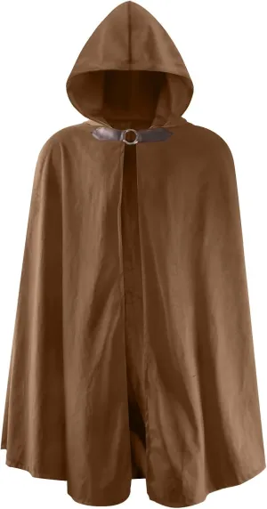 Medieval Velvet Hooded Cloak, Renaissance Cloak with Hood Men Women, Medieval Victorian Capelet Halloween Costumes
