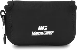 MegaGear Ultra Light Neoprene Camera Case Compatible with Panasonic Lumix DMC-ZS7 - Black
