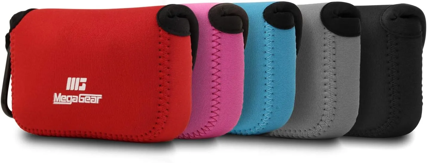 MegaGear Ultra Light Neoprene Camera Case Compatible with Panasonic Lumix DMC-ZS7 - Blue