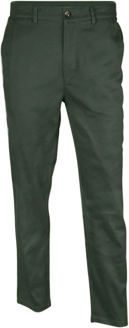 Men's Business Straight Leg Pants Casual Trendy Solid Color Dress Pants Office Work Lightweight Slim Fit Trousers