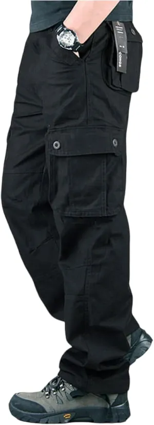 Men's Casual Cargo Pants Hiking Pants Workout Performance Joggers Ripstop Sweatpants
