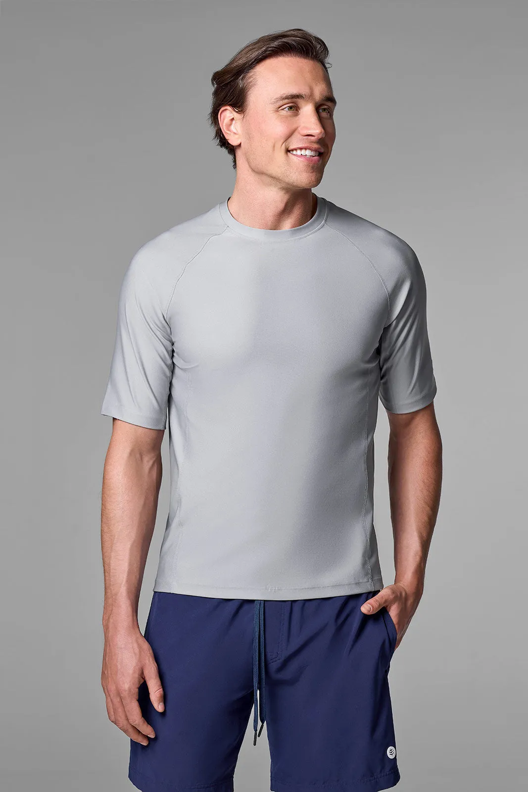 Men's Hightide Short Sleeve Swim Shirt | Slate