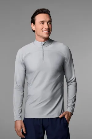 Men's Nocona Zip Rash Guard | Slate