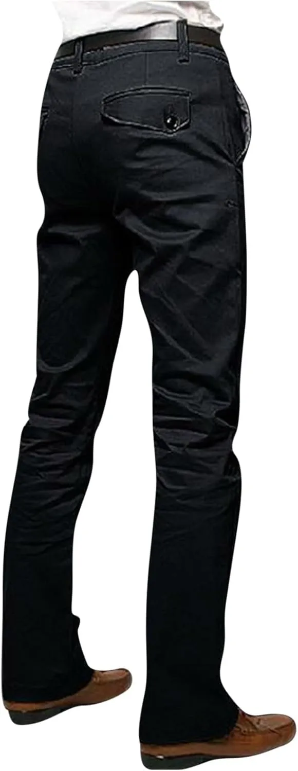 Men's Pants Dress Business Pants Straight Fit Mens Fashion Tactical Combat Pants Cotton Twill Trousers Durability