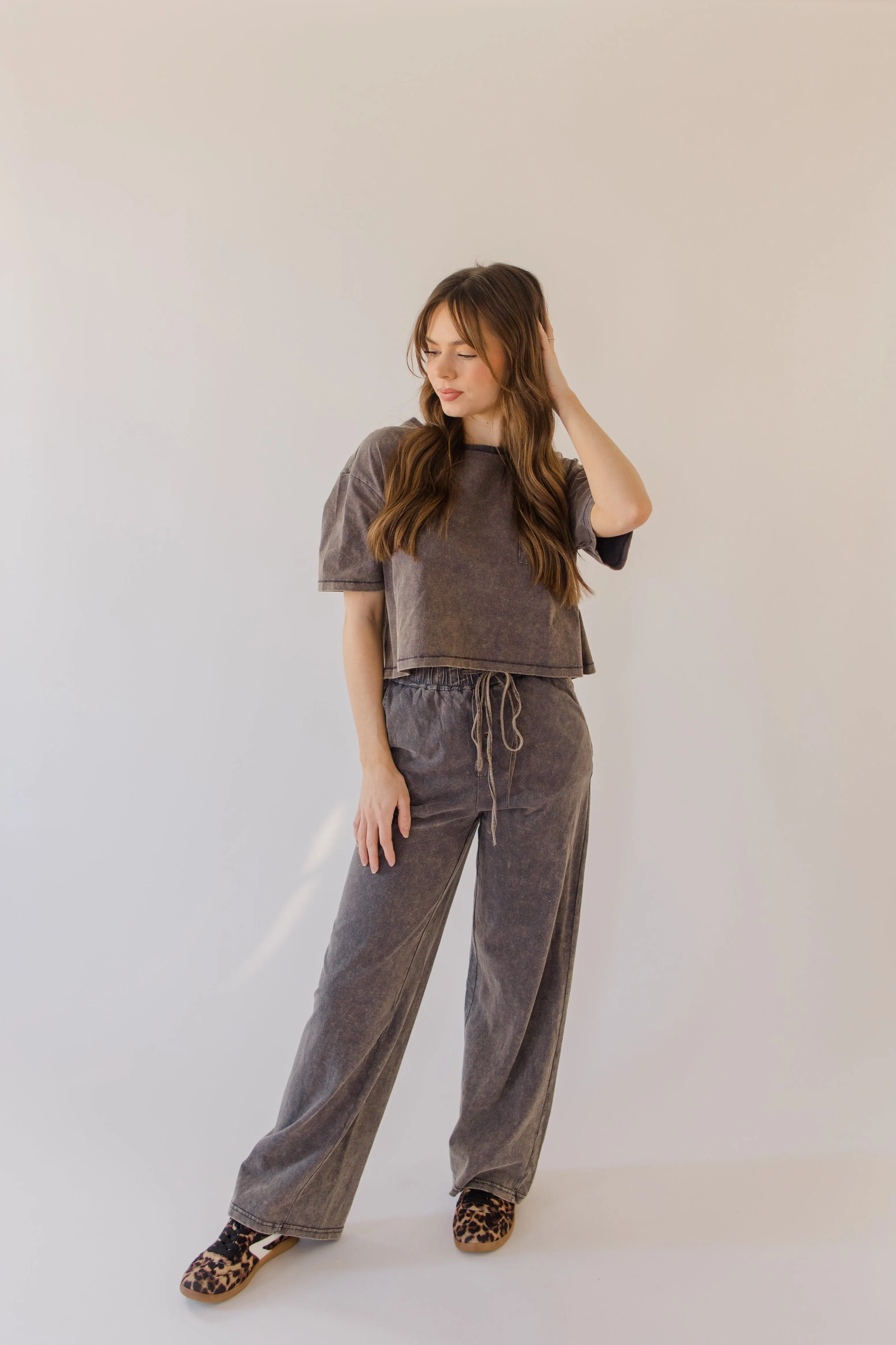 MINERAL WASH SS POCKET TEE