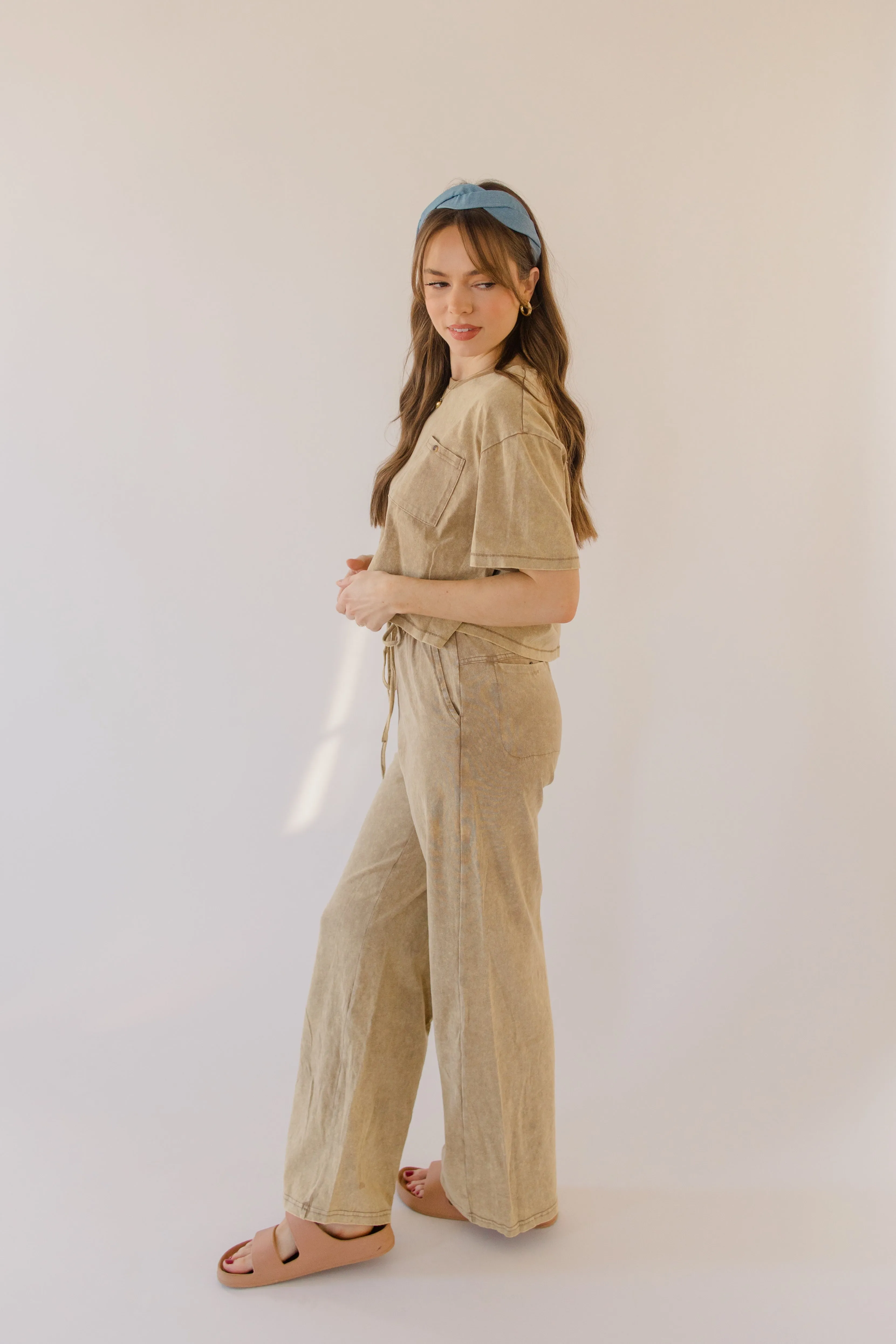 MINERAL WASH SS POCKET TEE