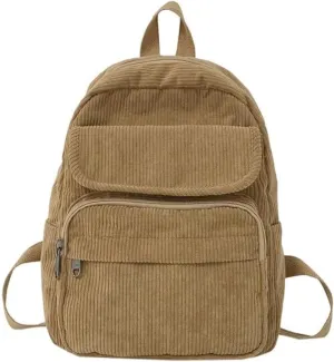 Mini Backpack for Women Small Backpack Purse Aesthetic Backpack Tiny Corduroy Backpack Light Weight