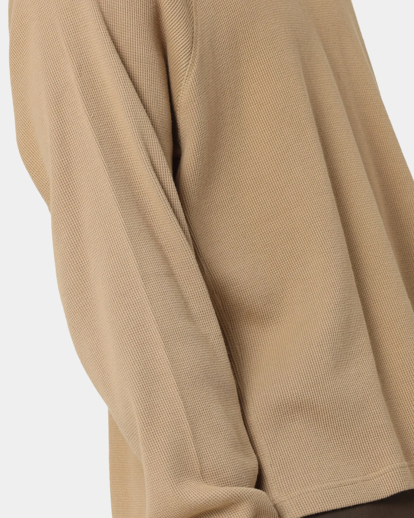 MNML Heavy Thermal Long Sleeve T-Shirt Brown