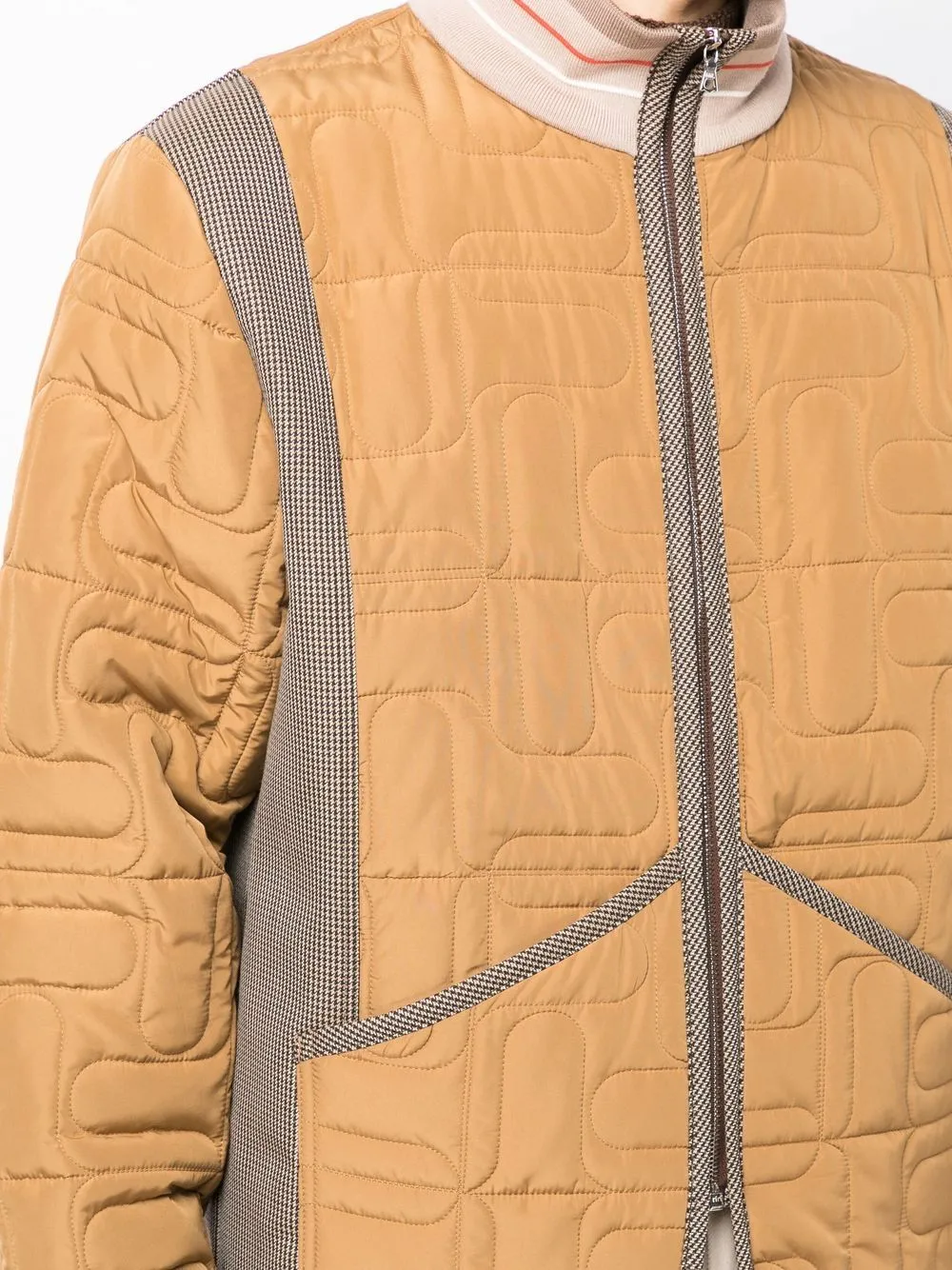 Multi-Panel Padded Jacket