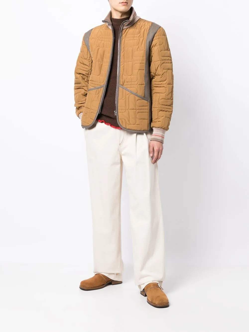 Multi-Panel Padded Jacket