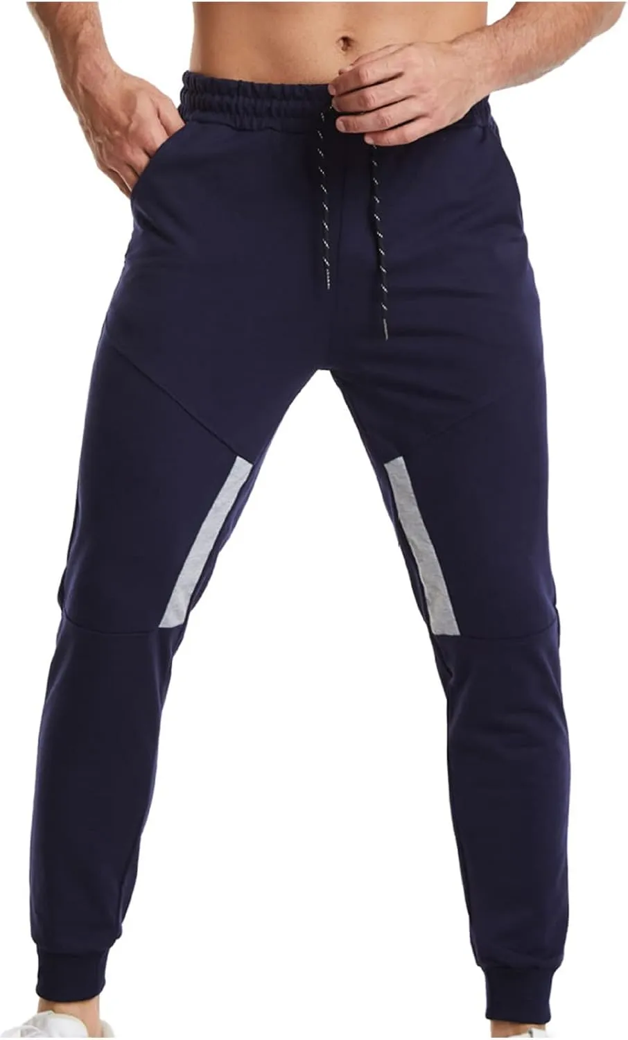Muscularfit Sweatpants for Men 2023 Drawstring Elastic Waist Sport Jogger Yoga Pants Fashion Casual Straight Legs Sweatpants