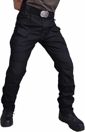 Muscularfit Sweatpants for Men 2023 Regular Fit Cotton Multi Pockets Straight Cargo Pants Casual Jogger Hiking Loose Trousers