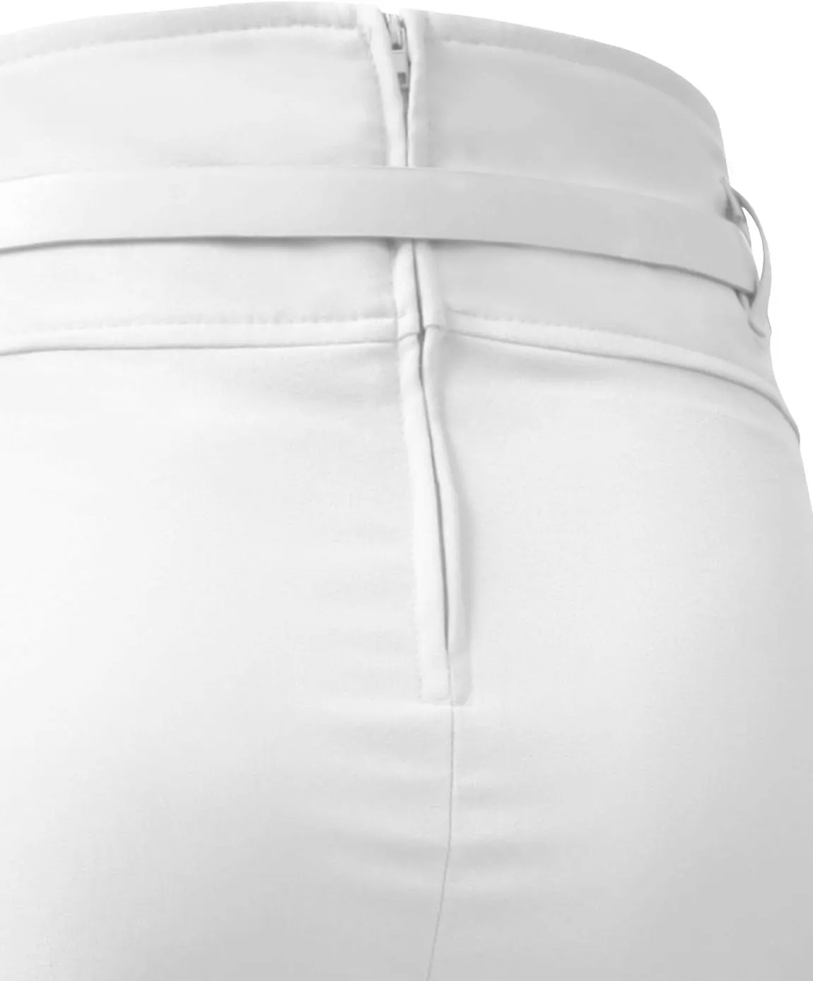 NE PEOPLE Womens Light Weight High Waist Midi Pencil Skirt with Tessel Belt