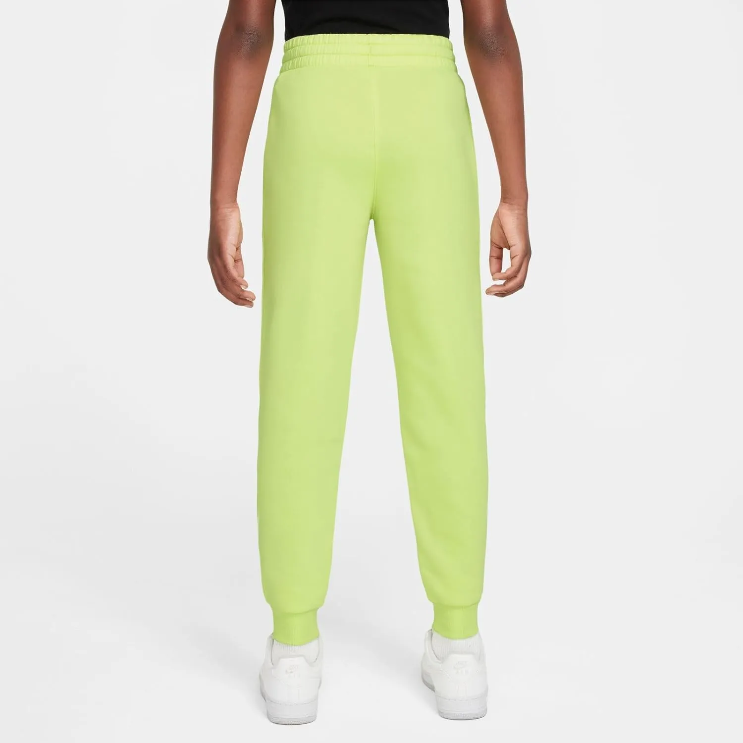 Nike Sportswear Club Fleece Big Kids' Joggers (FD3008-736, Light Lemon Twist/White)